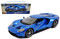 2017 Ford GT Blue 1/18 Scale Diecast Car Model By Maisto 31384