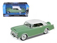 1953 Packard Caribbean Green With White Soft Top 1/24 Scale Diecast Car Model By Welly 24016