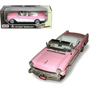 1957 BUICK ROADMASTER PINK 1/18 SCALE DIECAST CAR MODEL BY MOTOR MAX 73152