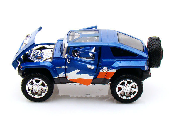 MAISTO 31309 2008 HUMMER HX CONCEPT 1/24 DIECAST MODEL CAR BLUE 
