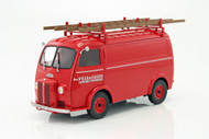 1955 Peugeot D4A W/ Ladders Red Pompiers 1/18 Scale Diecast Car Model By Norev 184707