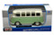 Volkswagen Van Samba Bus VW Green 1/24 Scale Diecast Car Model By Maisto 31956
