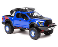 2017 Ford F-150 Raptor Blue Off Road Kings Truck 1/24 Scale Diecast Model By Maisto 32521