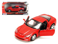 2005 Chevrolet Corvette C6 Coupe Red  1/24 Scale Diecast Car Model By Motor Max 73270