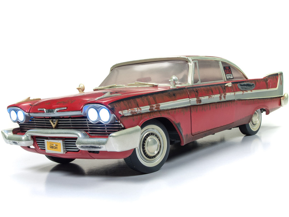 1958 Plymouth Fury CHRISTINE Rusted Dirty Version 1/18 Scale By Auto World AWSS119