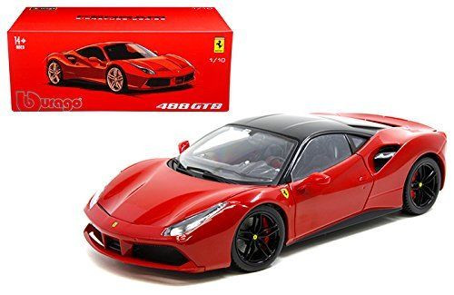 NEW MAISTO 1:18 Scale Diecast Model Car Ferrari 488 GTB Red 