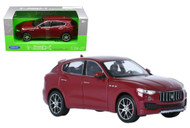 Maserati Levante Blue 1/24 Scale Diecast Car Model By Welly 24078