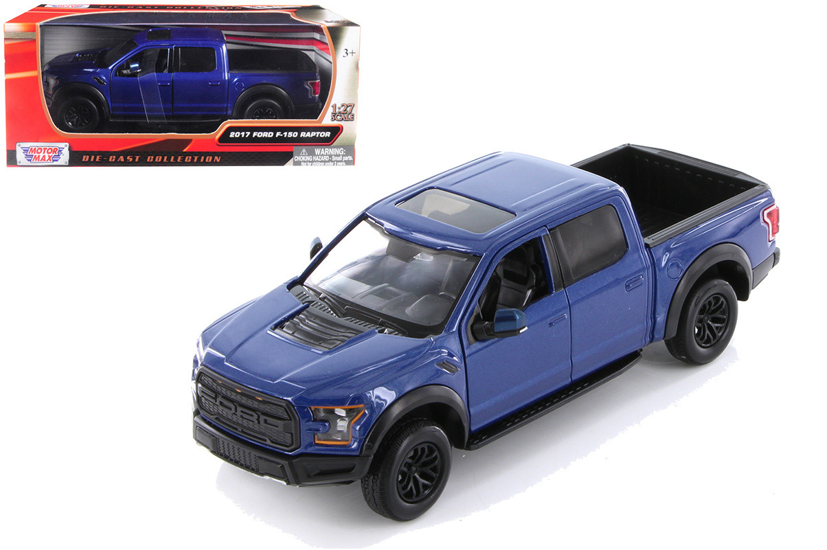 Just Trucks Series 2017 Ford F-150 Raptor 1/24 Scale Blue 