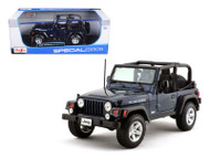 Jeep Wrangler Rubicon Dark Blue 1/18 Scale Diecast Model By Maisto 31663