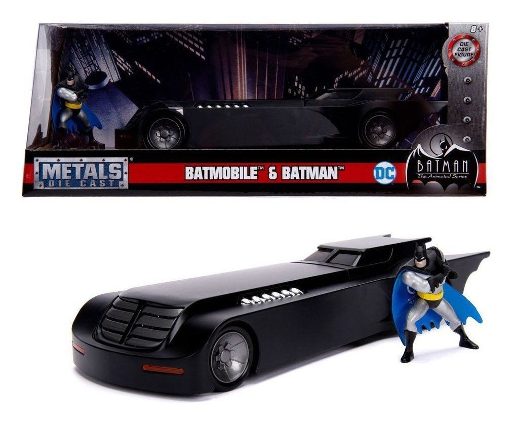 1995 Batman Forever Batmobile With Diecast Batman Figurine 1/24 Diecast Model By JADA 98036