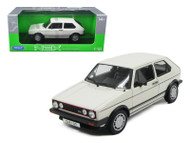 1983 VW Volkswagen Golf 1 GTI White 1/18 Scale Diecast Car Model By Welly 18039