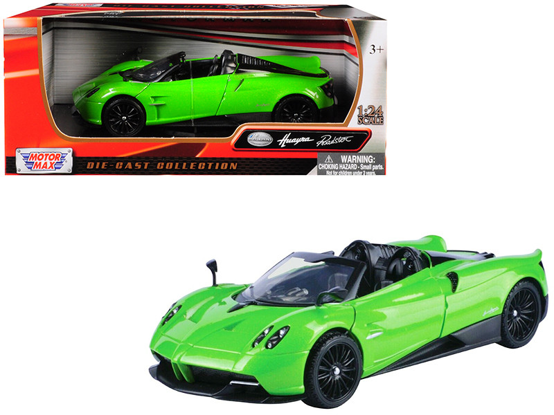 PAGANI HUAYRA ROADSTER SHOWCASTS 79354GN 1/24 scale DIECAST CAR