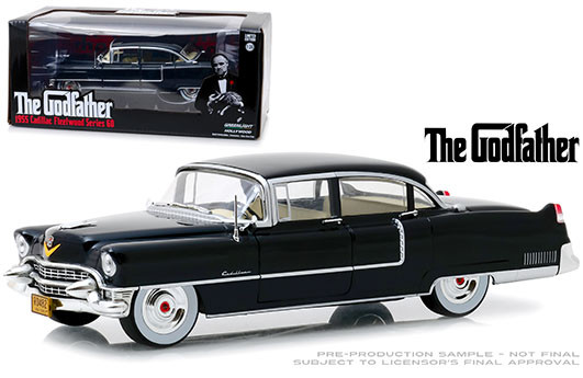 1:24 Greenlight Cadillac Fleetwood Series 60 The Godfather 1955 black 