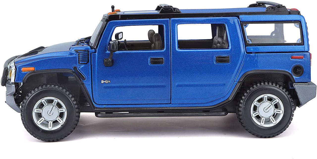 31231B Maisto-2003 Hummer H2 SUV Color Azul 