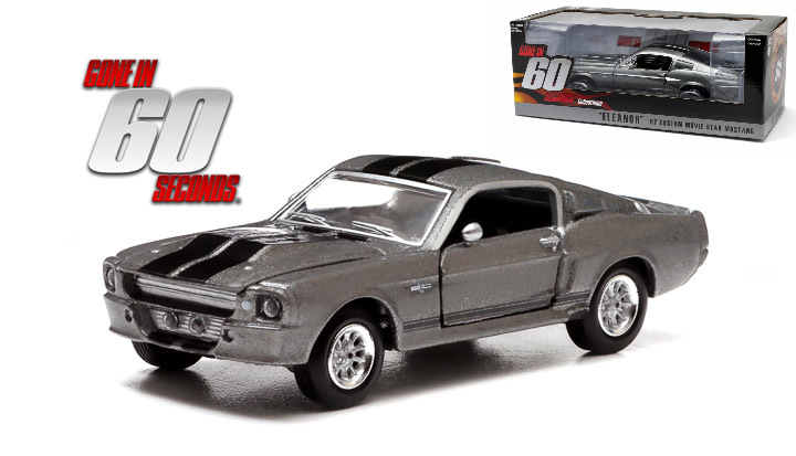 1/64th Greenlight Gone In 60 Seconds 1967 Eleanor Ford Mustang OPENING DOORS
