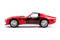 1969 CHEVROLET CORVETTE STINGRAY HARLEY QUINN FIGURE HOLLYWOOD RIDES 1/24 SCALE DIECAST CAR MODEL BY JADA TOYS 31196
