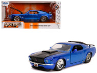 1970 FORD MUSTANG BOSS 429 CANDY BLUE 1/24 SCALE DIECAST CAR MODEL BY JADA TOYS 31647