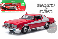 1976 FORD GRAN TORINO STARSKY AND HUTCH TV SERIES 1975-79 1/18 SCALE DIECAST CAR MODEL BY GREENLIGHT 19017