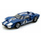 1966 FORD GT40 SEBRING #2 BLUE 1/18 SCALE DIECAST CAR MODEL BY SHELBY COLLECTIBLES SC401