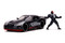 2008 DODGE VIPER MARVEL SPIDERMAN VENOM DIECAST FIGURE 1/24 SCALE DIECAST CAR MODEL BY JADA TOYS 31750