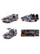 BACK TO THE FUTURE III DELOREAN TIME MACHINE WITH LIGHTS BTTF 1/24 SCALE DIECAST CAR MODEL BY JADA TOYS 32166