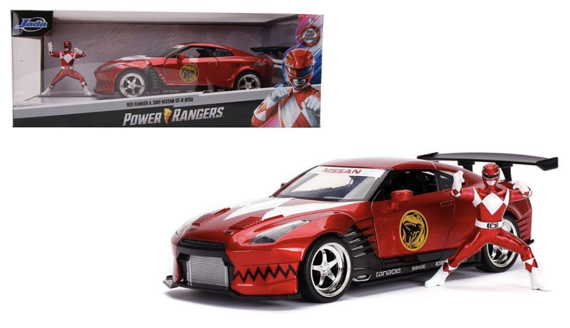 1:32 R35 Jada Toys 253252009 Power Rangers 2009 Nissan GT-R 
