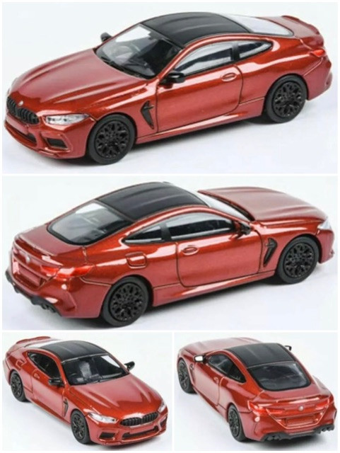 BMW M8 COUPE GREY METALLIC 1/64 SCALE DIECAST CAR MODEL BY PARAGON PARA64 55213