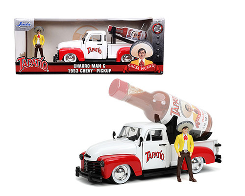 1953 CHEVROLET TRUCK WITH TAPATIO BOTTLE HOLDER 1/24 SCALE DIECAST CAR MODEL BY JADA TOYS 31968