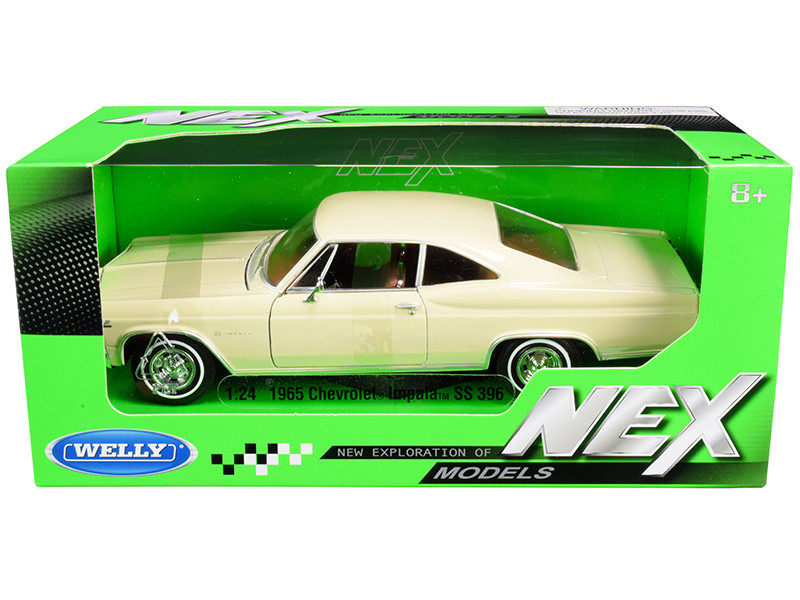 1/24 WELLY 1965 Chevrolet Impala SS 396 Diecast Model Car Low Rider Grey 22417 for sale online