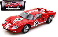 1966 FORD GT40 #3 LE MANS DAN GURNEY 1/18 SCALE DIECAST CAR MODEL BY SHELBY COLLECTIBLES SC406

