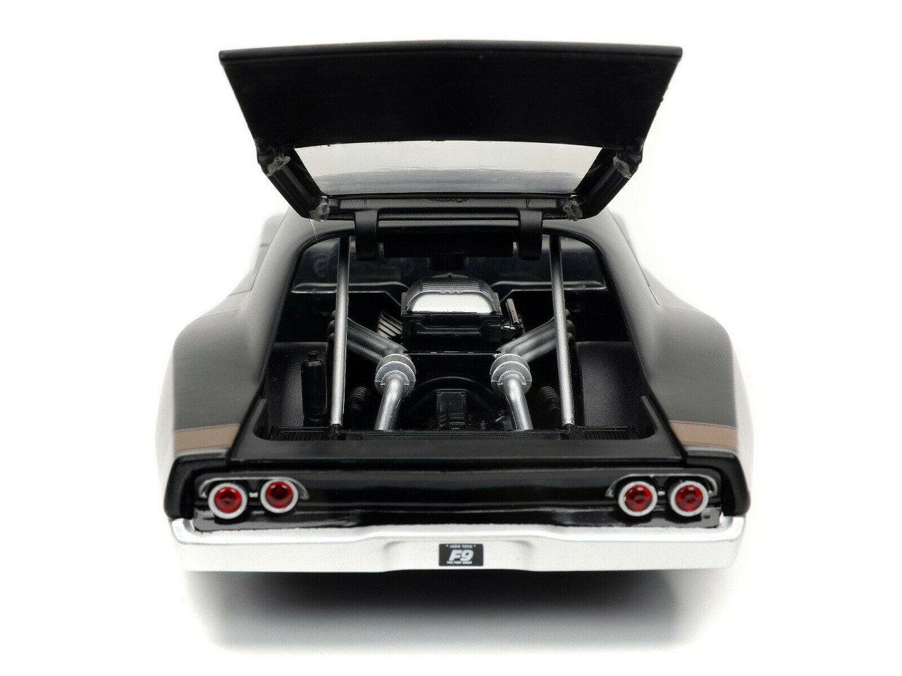 1968 DODGE CHARGER WIDEBODY BLACK DOMS FAST  FURIOUS 9 F9 2021 1/24 SCALE  DIECAST CAR MODEL BY JADA TOYS 32614