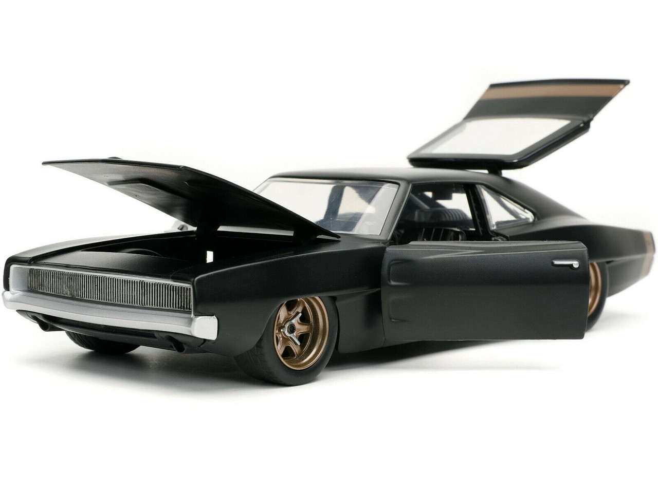 1968 DODGE CHARGER WIDEBODY BLACK DOMS FAST  FURIOUS 9 F9 2021 1/24 SCALE  DIECAST CAR MODEL BY JADA TOYS 32614