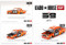 DATSUN 510 PRO STREET KAIDO HOUSE SK510 ORANGE 1/64 SCALE DIECAST CAR MODEL BY TSM MINI GT KHMG004