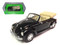 VOLKSWAGEN BEETLE BUG CONVERTIBLE BLACK 1/24 SCALE DIECAST CAR MODEL BY WELLY 22091