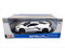 2020 CHEVROLET CORVETTE STINGRAY C8 HIGH WING WHITE WITH BLACK RACING STRIPES 1/18 SCALE DIECAST CAR MODEL BY MAISTO 31455


