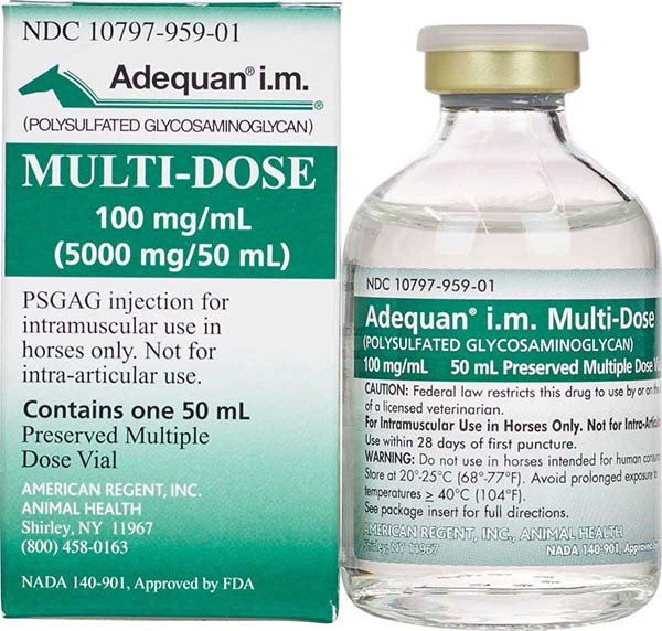 Adequan IM Equine MULTIDOSE Vial (50ml) WMVS Online