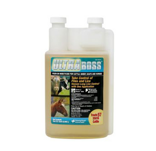 UltraBoss Pour-On Insecticide: 1 Quart