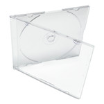 Slim CD Jewel Case - Clear , 100 Pack