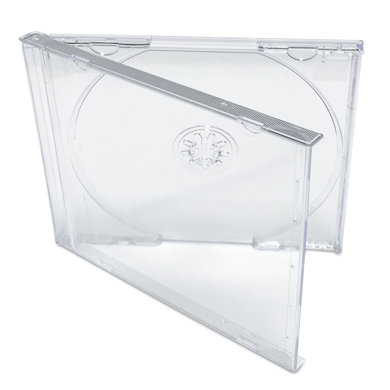 Standard CD Jewel Case Clear , 100 Pack