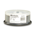 Verbatim BD-R DL 50GB 8X DataLifePlus White Thermal Hub Printable, 25-PK (97284)