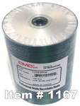 CMC Pro (TY) CD-R 80 Silver Inkjet Hub Printable, 100-Pack