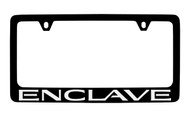 Buick Enclave Officially Licensed Black License Plate Frame Holder (BUK6-12)