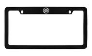 Buick Logo Only Officially Licensed Black License Plate Frame Holder (BULG6-12-U)