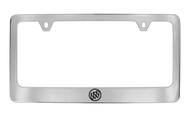 Buick with Logo Officially Licensed Chrome License Plate Frame Holder