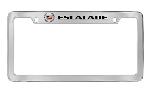 Cadillac Escalade EXT Chrome Plated Metal License Plate Frame Holder