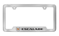 Cadillac Escalade Chrome Plated Metal Bottom Engraved License Plate Frame Holder