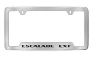 Cadillac Escalade EXT Chrome Plated Metal Bottom Engraved License Plate Frame Holder