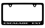 Cadillac Escalade EXT Black Coated Metal License Plate Frame Holder