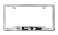 Cadillac CTS Chrome Plated Metal Bottom Engraved License Plate Frame Holder