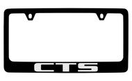 Cadillac CTS Black Coated Metal License Plate Frame Holder